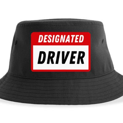 Funny Name Tag Designated Driver Adult Party Drinking Tee Sustainable Bucket Hat