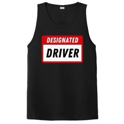 Funny Name Tag Designated Driver Adult Party Drinking Tee PosiCharge Competitor Tank