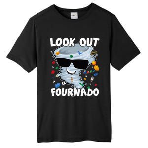 Four Nado Tornado 4th Birthday Party Theme IM 4 Years Old Tall Fusion ChromaSoft Performance T-Shirt