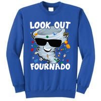 Four Nado Tornado 4th Birthday Party Theme IM 4 Years Old Sweatshirt