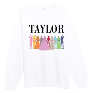 Fist Name Taylor Premium Crewneck Sweatshirt