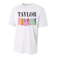 Fist Name Taylor Performance Sprint T-Shirt