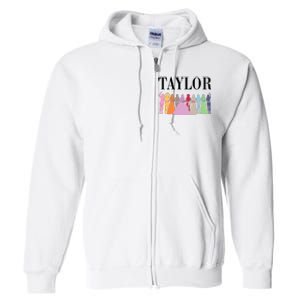 Fist Name Taylor Full Zip Hoodie