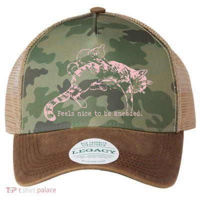 Feels Nice To Be Kneaded Cat Mom And Son Kitten Motherhood Legacy Tie Dye Trucker Hat