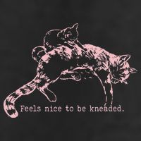 Feels Nice To Be Kneaded Cat Mom And Son Kitten Motherhood 7 Panel Mesh Trucker Snapback Hat