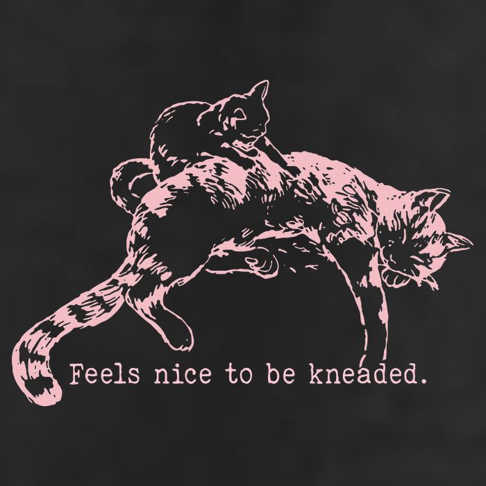 Feels Nice To Be Kneaded Cat Mom And Son Kitten Motherhood 7 Panel Mesh Trucker Snapback Hat