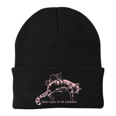 Feels Nice To Be Kneaded Cat Mom And Son Kitten Motherhood Beanie