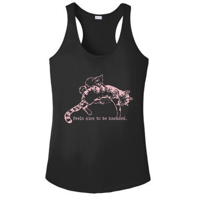 Feels Nice To Be Kneaded Cat Mom And Son Kitten Motherhood Ladies PosiCharge Competitor Racerback Tank