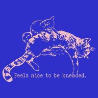 Feels Nice To Be Kneaded Cat Mom And Son Kitten Motherhood Tall T-Shirt