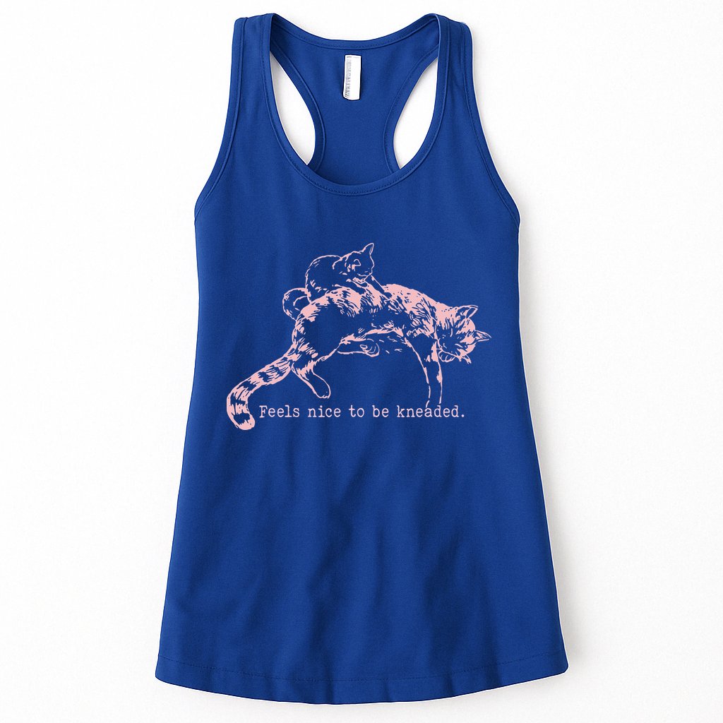Feels Nice To Be Kneaded Cat Mom And Son Kitten Motherhood Womens Tank Top