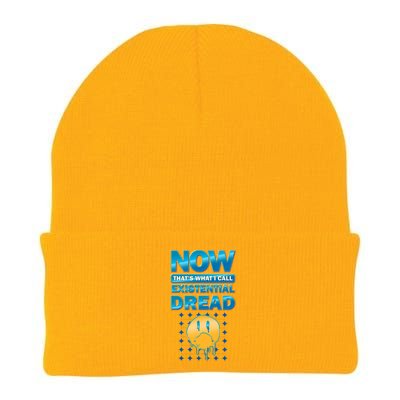 Funny Now Thats What I Call Existential Dread Knit Cap Winter Beanie