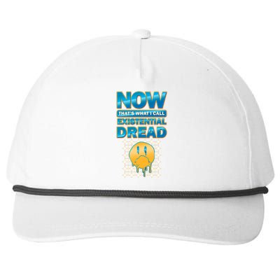 Funny Now Thats What I Call Existential Dread Snapback Five-Panel Rope Hat