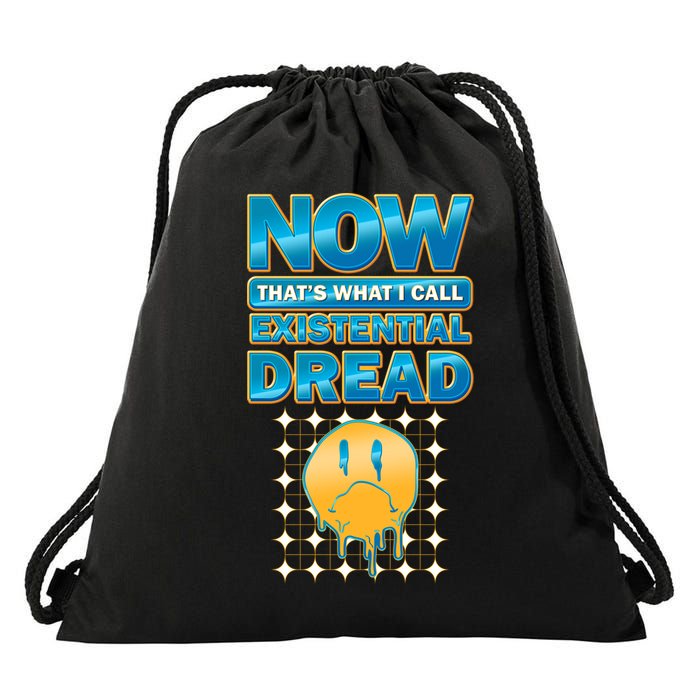 Funny Now Thats What I Call Existential Dread Drawstring Bag