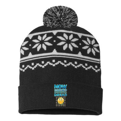 Funny Now Thats What I Call Existential Dread USA-Made Snowflake Beanie