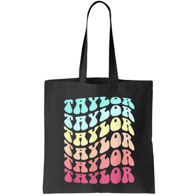 First Name T.AYLOR Groovy Personalized Birthday Gifts Bag
