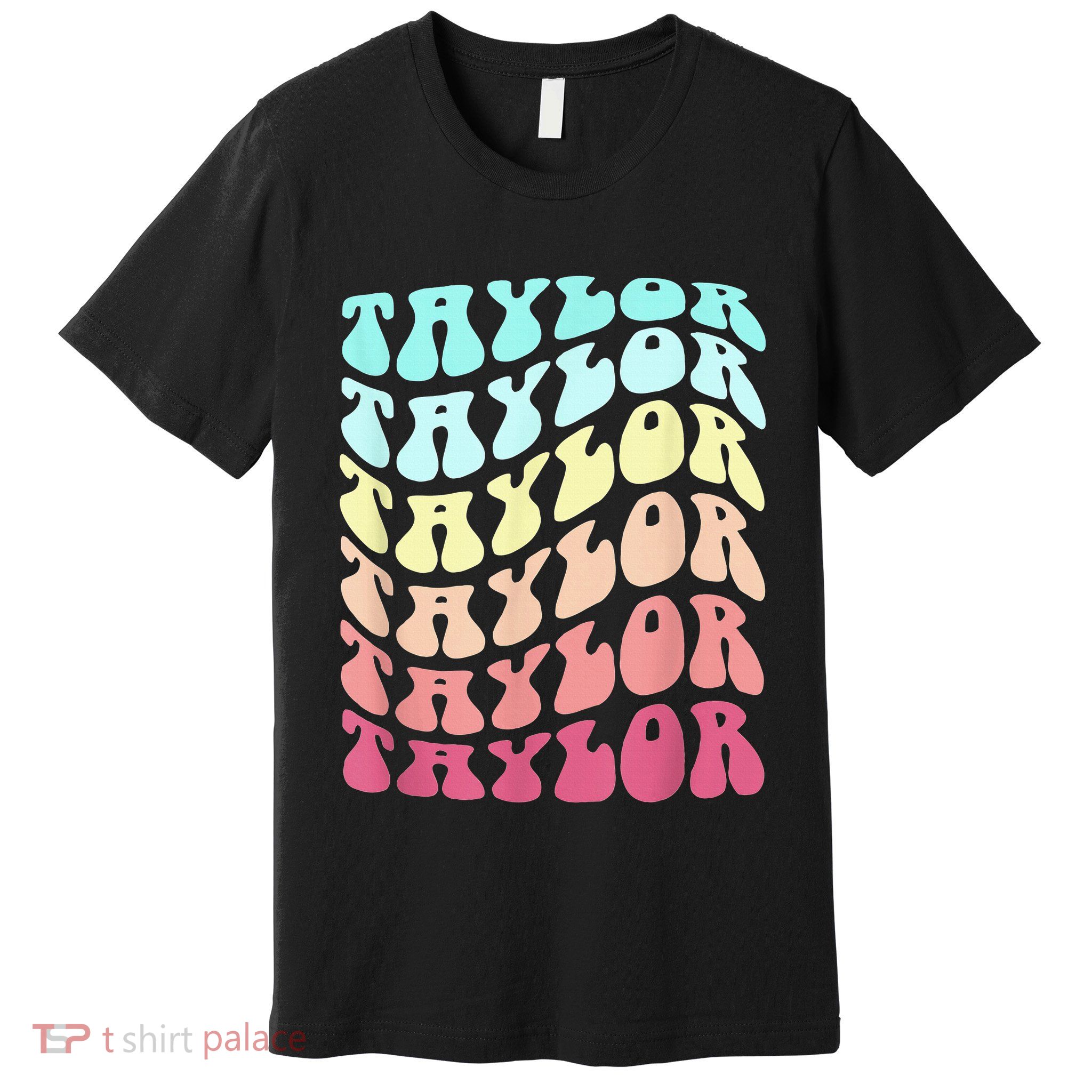 First Name T.AYLOR Groovy Personalized Birthday Gifts Premium T-Shirt