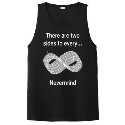 Funny Nerdy There Are Two Sides To Every Mobius Band Math Wt PosiCharge Competitor Tank