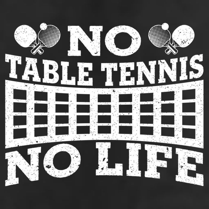 Funny No Table Tennis No Life Ping Pong Tennis Ball Player Gift 7 Panel Mesh Trucker Snapback Hat