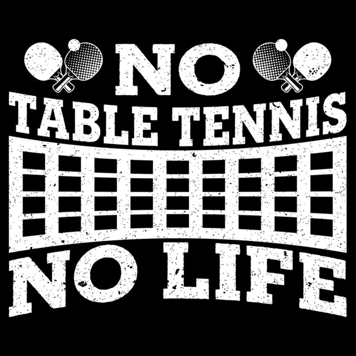 Funny No Table Tennis No Life Ping Pong Tennis Ball Player Gift Cooling Performance Crew T-Shirt