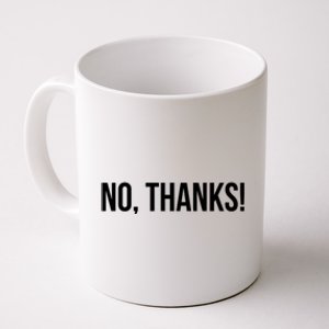 Funny No Thanks Introvert Meaningful Gift Coffee Mug