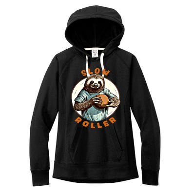 Funny Novelty Ten Pin Slow Roller Bowler Bowling Gift Women's Fleece Hoodie