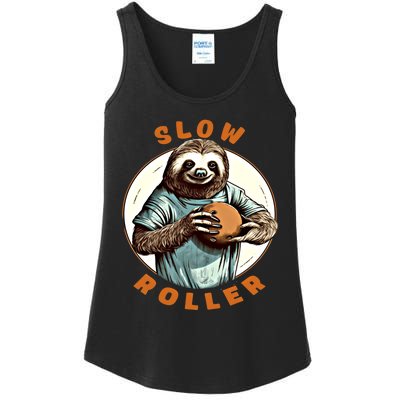 Funny Novelty Ten Pin Slow Roller Bowler Bowling Gift Ladies Essential Tank