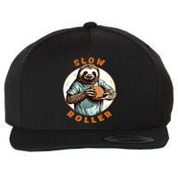 Funny Novelty Ten Pin Slow Roller Bowler Bowling Gift Wool Snapback Cap