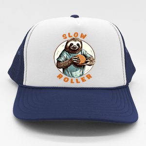 Funny Novelty Ten Pin Slow Roller Bowler Bowling Gift Trucker Hat