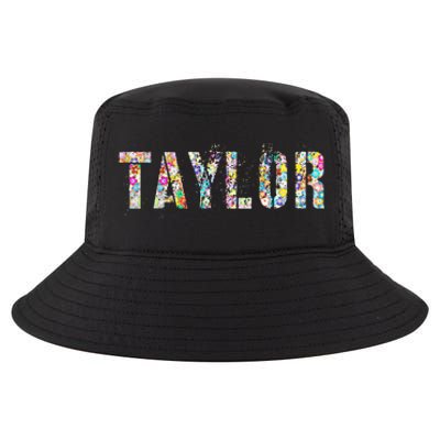 First Name Taylor Girl Personalized Birthday Grunge Cool Comfort Performance Bucket Hat