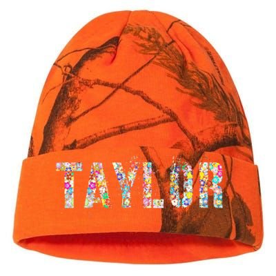 First Name Taylor Girl Personalized Birthday Grunge Kati Licensed 12" Camo Beanie