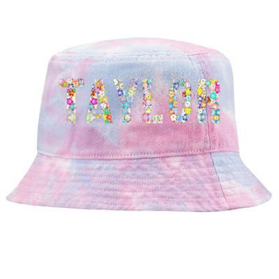 First Name Taylor Girl Personalized Birthday Grunge Tie-Dyed Bucket Hat