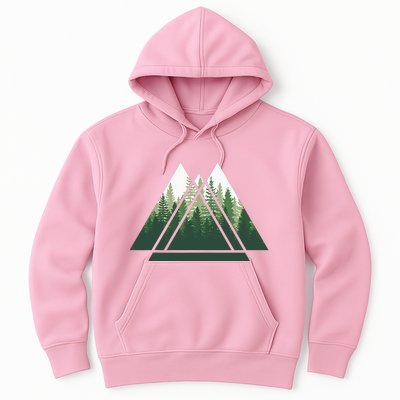 Forest Nature Triangle Minimalism Hoodie