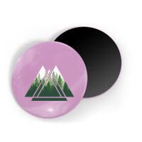 Forest Nature Triangle Minimalism Magnet