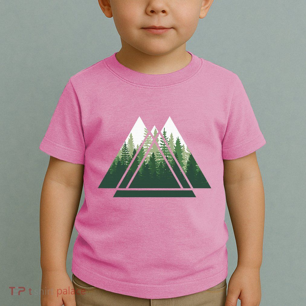 Forest Nature Triangle Minimalism Toddler T-Shirt