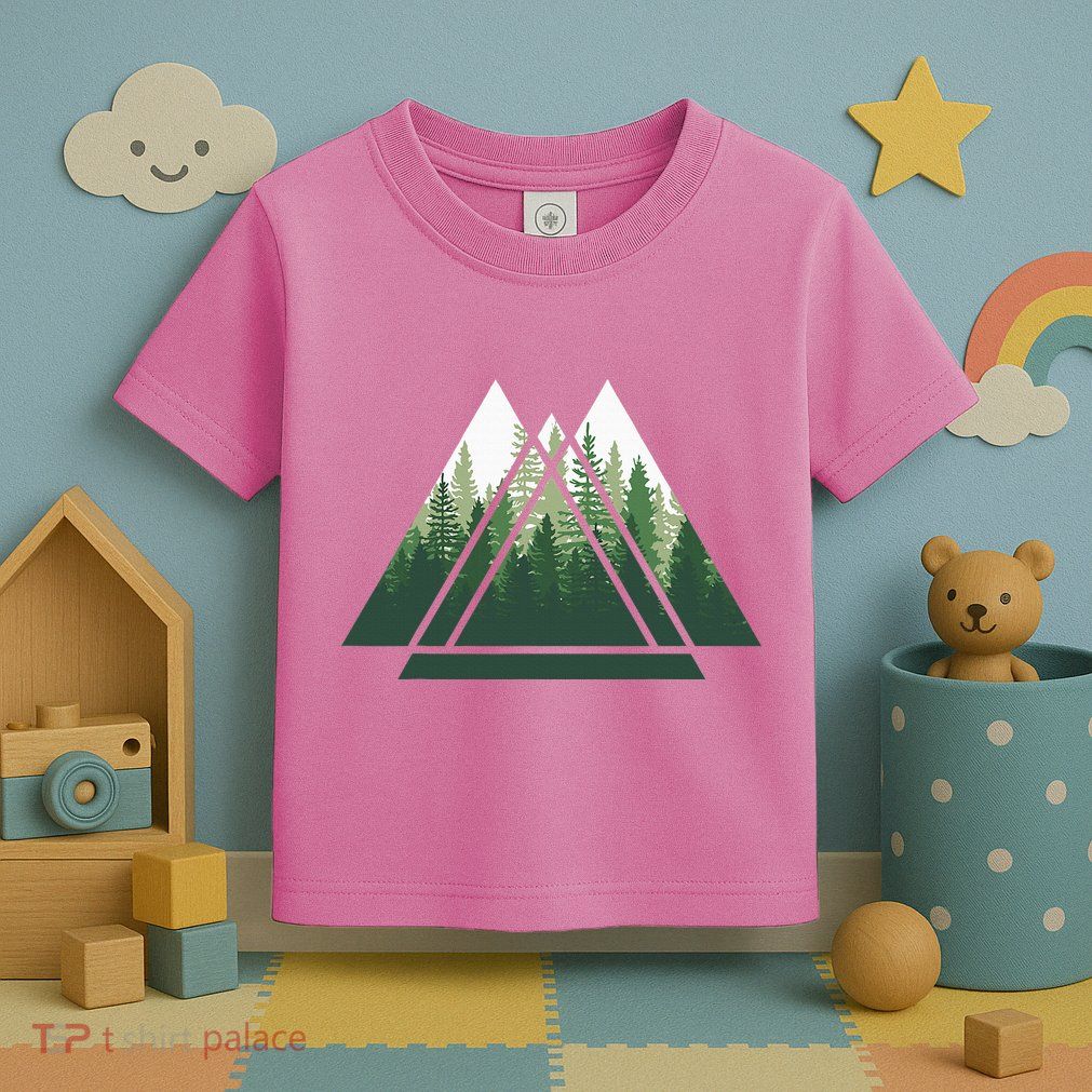 Forest Nature Triangle Minimalism Toddler T-Shirt