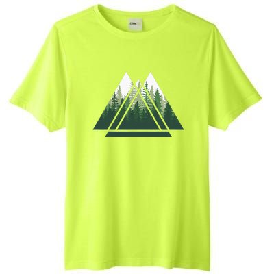 Forest Nature Triangle Minimalism Tall Fusion ChromaSoft Performance T-Shirt