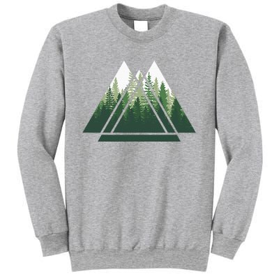 Forest Nature Triangle Minimalism Sweatshirt