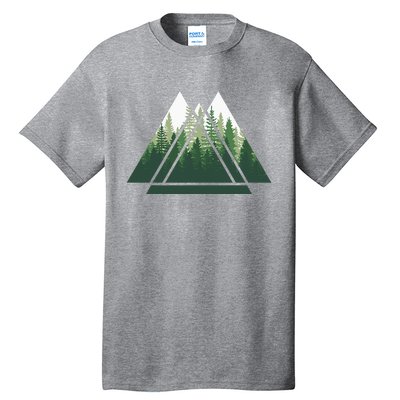 Forest Nature Triangle Minimalism Tall T-Shirt