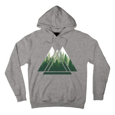 Forest Nature Triangle Minimalism Tall Hoodie