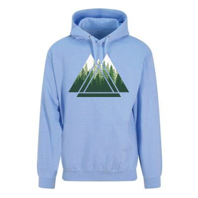 Forest Nature Triangle Minimalism Unisex Surf Hoodie