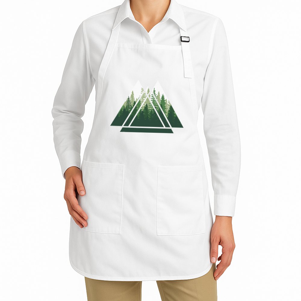 Forest Nature Triangle Minimalism Apron