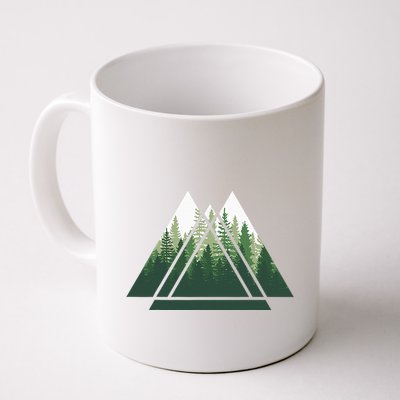 Forest Nature Triangle Minimalism Mug