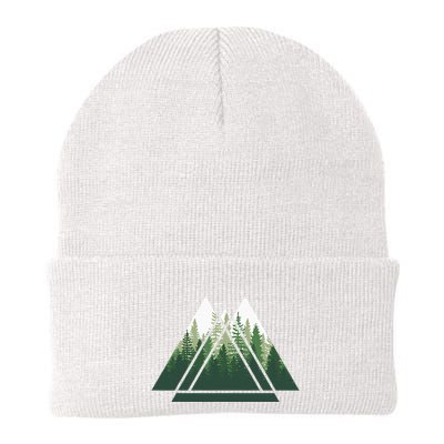 Forest Nature Triangle Minimalism Beanie