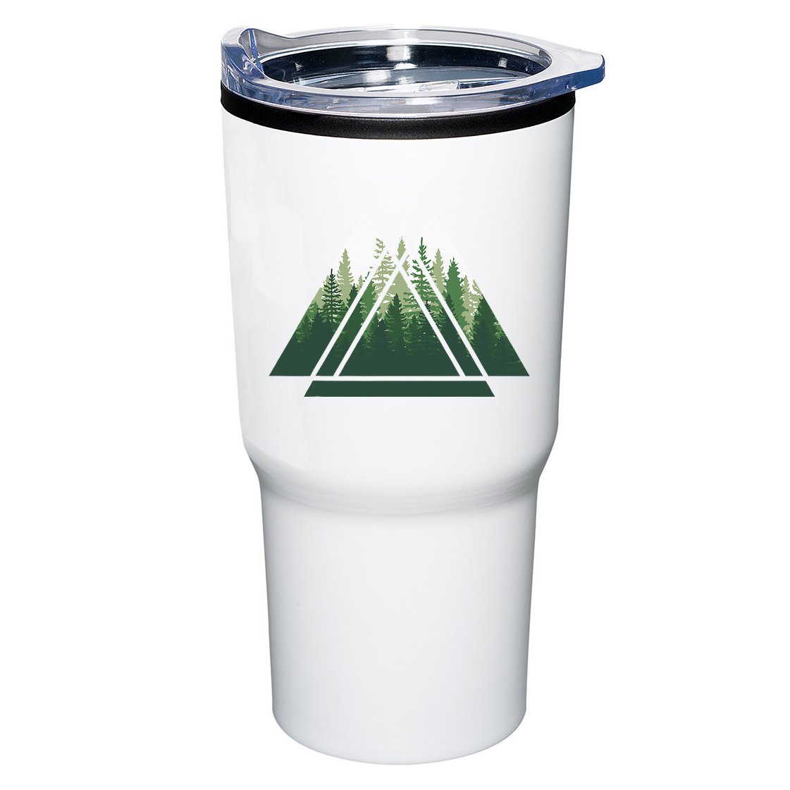 Forest Nature Triangle Minimalism Tumbler