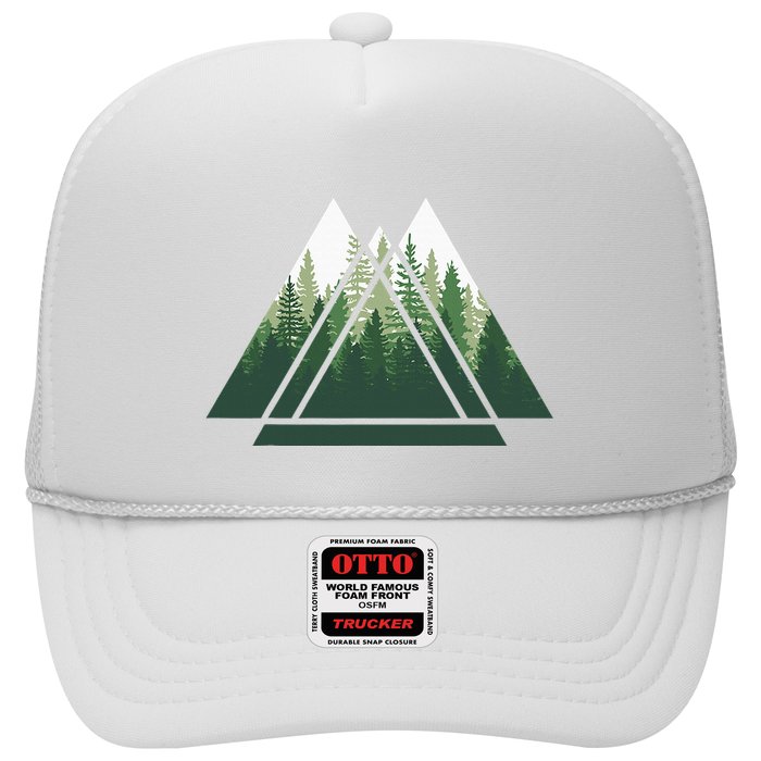 Forest Nature Triangle Minimalism Hat