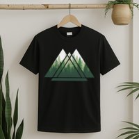 Forest Nature Triangle Minimalism T-Shirt