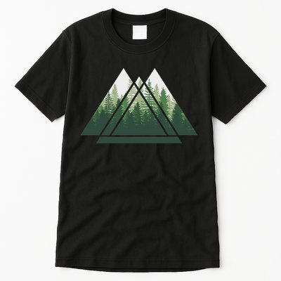 Forest Nature Triangle Minimalism Tall T-Shirt
