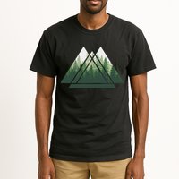 Forest Nature Triangle Minimalism Tall T-Shirt