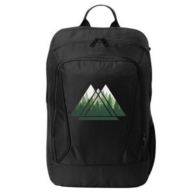 Forest Nature Triangle Minimalism City Backpack