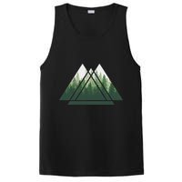 Forest Nature Triangle Minimalism PosiCharge Competitor Tank